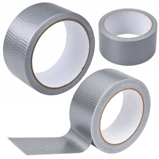 LEAN Szara Taśma Naprawcza Zbrojona Mocna Srebrna 48mm x 15m
