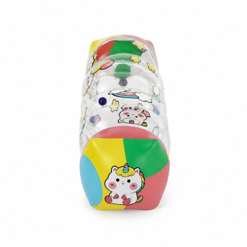 LEAN TOYS Dmuchany Walec Wałek Do Raczkowania Dla Malucha Jednorożce 48 x 20cm
