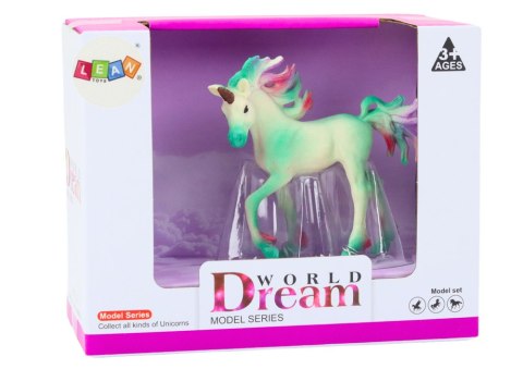 LEAN TOYS Figurka Kolekcjonerska Mały Jednorożec Zielony 8 CM