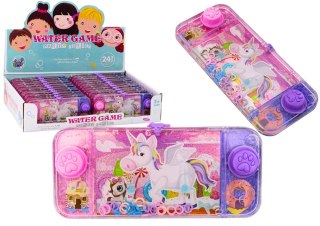 LEAN TOYS Gra Wodna Zręcznościowa Fioletowa Magiczne Jednorożce Pad Konsola