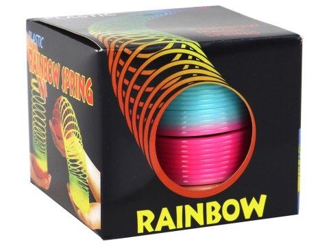 LEAN TOYS Kultowa Tęczowa Sprężyna Serce Uspokajająca Gadżet 6CM