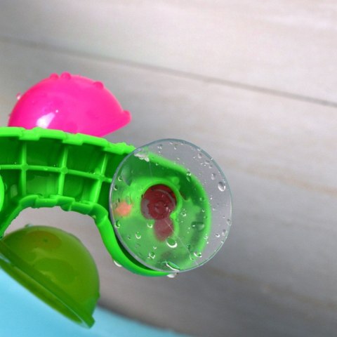 LEAN TOYS Zestaw Do Kąpieli Wiatrak Wodny Z Przyssawkami Dwie Łyżki Zabawka Wodna