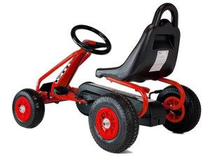 LEAN Toys Gokart na Pedały G201 Czerwony