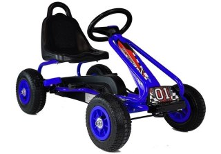LEAN Toys Gokart na Pedały G201 Niebieski