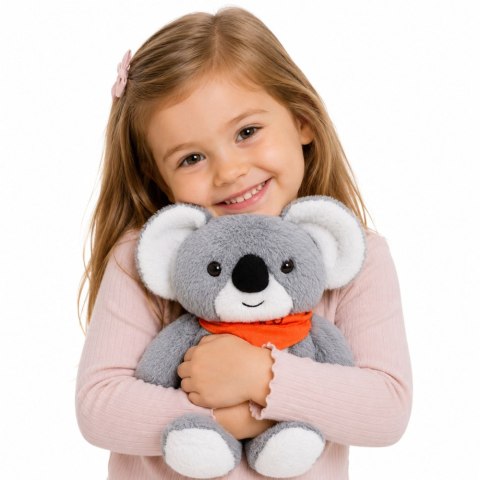 LEAN Toys Miś Koala Pluszak Obciążeniowy Terapeutyczny Maskotka 1.3 KG Szary 35 cm
