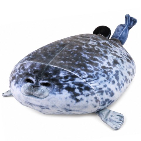 LEAN Toys Pluszowa Foka Maskotka Przytulanka Naturalna Kolorystyka Szara 38 cm