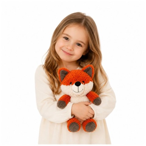 LEAN Toys Pluszowy Lisek Maskotka Przytulanka Miękki Pluszak Zabawka 28 cm