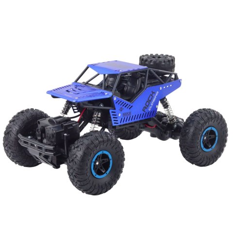 LEAN Toys Samochód Terenowy Zdalnie Sterowany RC Niebieski 2.4G 1:18