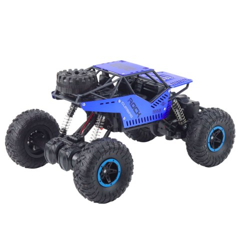 LEAN Toys Samochód Terenowy Zdalnie Sterowany RC Niebieski 2.4G 1:18
