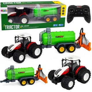 LEAN Toys Traktor Rolniczy z Opryskiwaczem Nawozów Płynnych Zdalnie Sterowany RC 1:24