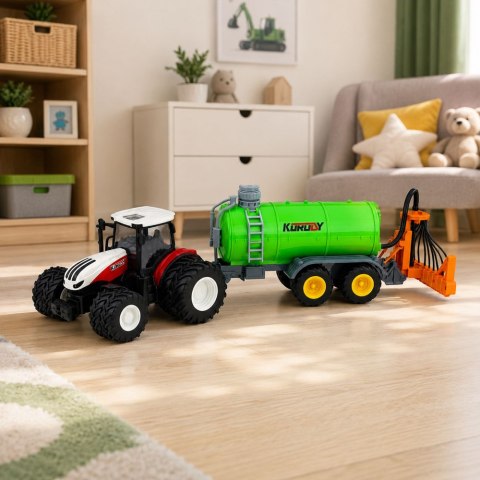 LEAN Toys Traktor Rolniczy z Opryskiwaczem Nawozów Płynnych Zdalnie Sterowany RC 1:24