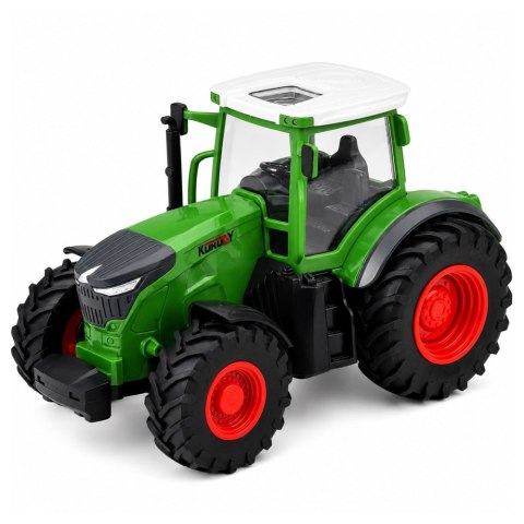 LEAN Toys Traktor Rolniczy z Przyczepą Wywrotką Zdalnie Sterowany RC Światła 1:24