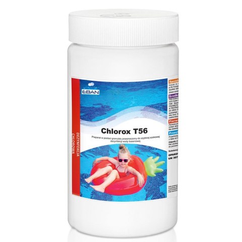 NTCE Chlorox T56 granulat 1kg - szybka szokowa dezynfekcja wody basenowej BA0580