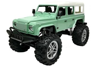 Double E Auto Zdalnie Sterowane Land Rover Defender D110 R/C Zielony 7.5 km/h 1:14 2.4G