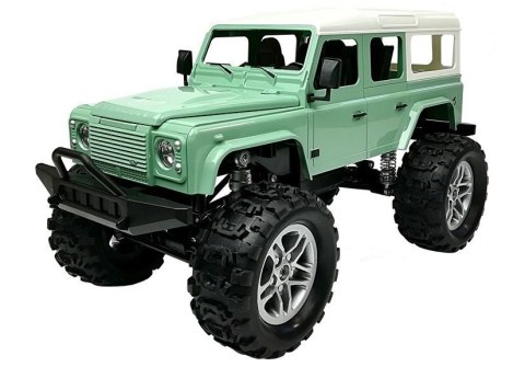 Double E Auto Zdalnie Sterowane Land Rover Defender D110 R/C Zielony 7.5 km/h 1:14 2.4G