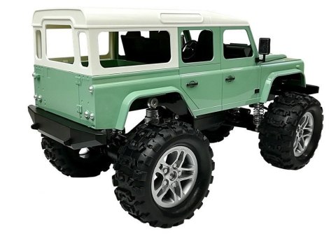 Double E Auto Zdalnie Sterowane Land Rover Defender D110 R/C Zielony 7.5 km/h 1:14 2.4G