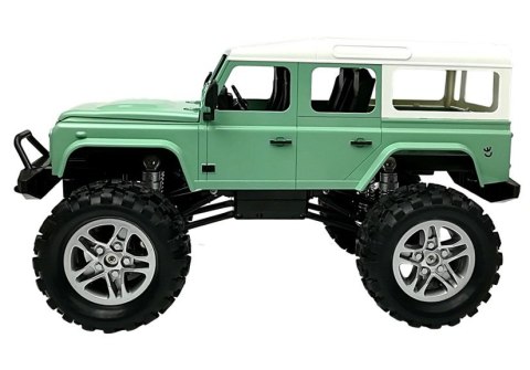 Double E Auto Zdalnie Sterowane Land Rover Defender D110 R/C Zielony 7.5 km/h 1:14 2.4G