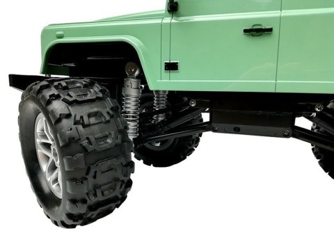 Double E Auto Zdalnie Sterowane Land Rover Defender D110 R/C Zielony 7.5 km/h 1:14 2.4G