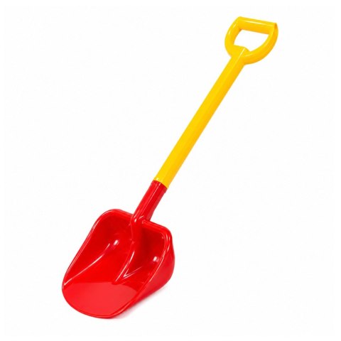 HEMAR Duża Łopatka Dla Dzieci Do Piasku 63cm Czerwono-Żółta