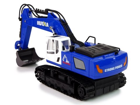 HUINA Koparka Gąsienicowa Pilot R/C Zdalnie Sterowana Metalowe Elementy Niebieska