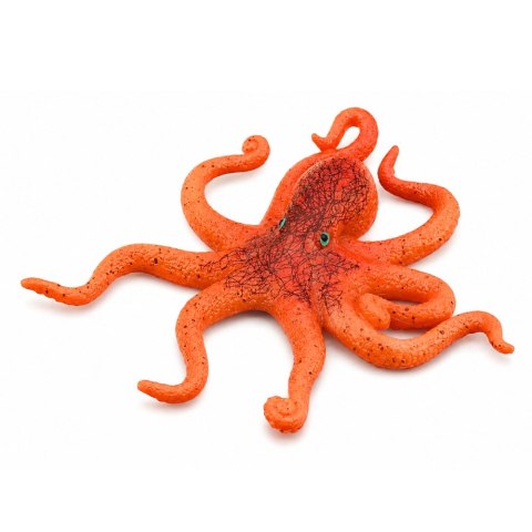 LEAN TOYS Gumowa Figurka Ośmiornica Rozciągliwa Realistyczna Zwierzę Morskie 12cm