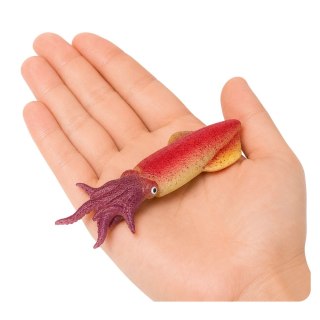 LEAN TOYS Kałamarnica Gumowa Figurka Rozciągliwa Realistyczna Zwierzę Morskie 14 cm