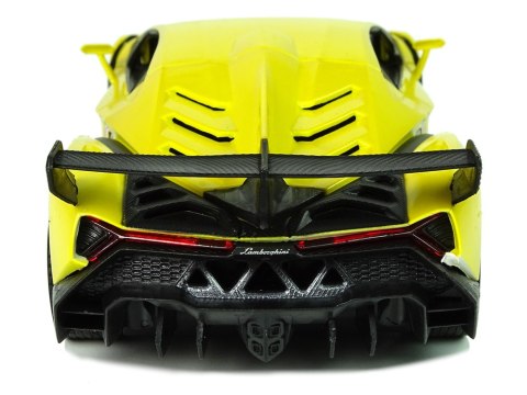 LEAN Toys Auto Zdalnie Sterowane Lamborghini Veneno Żółte 2,4 G Pilot Kierownica Dźwięk Światła