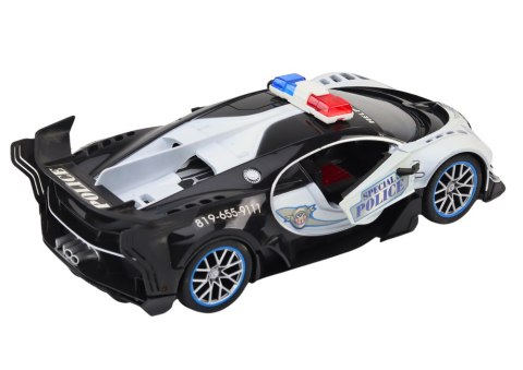 LEAN Toys Auto Zdalnie Sterowane RC Policyjne w Skali 1:12 Biały