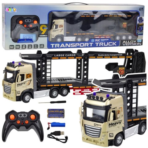 LEAN Toys Ciężarówka Lora Laweta Zdalnie Sterowana RC Światła Dźwięki 1:24