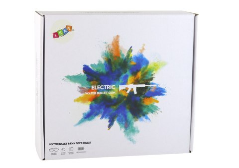 LEAN Toys Elektryczny Pistolet Na Kulki Wodne Strzałki Okulary Czarny