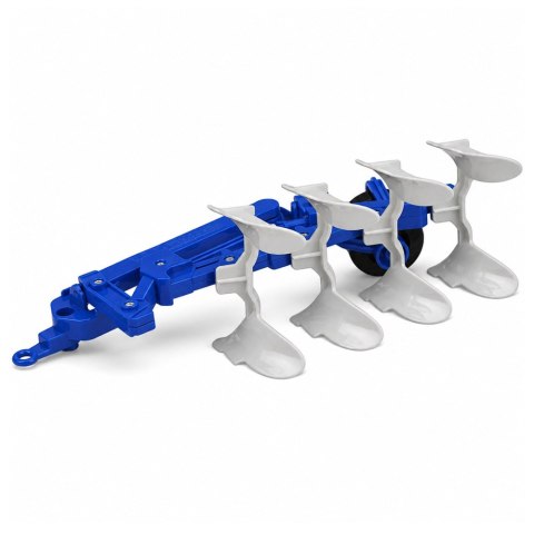 LEAN Toys Kombajn Rolniczy Hederem i Pługiem Figurki Rolnik Koń Światła Dźwięki 4 el.