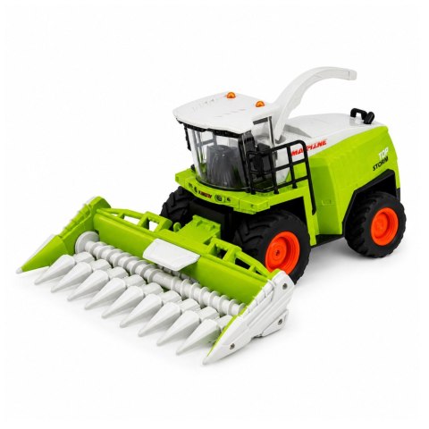 LEAN Toys Kombajn Z Hederem Do Kukurydzy Zdalnie Sterowany RC Światła Dźwięki 1:24