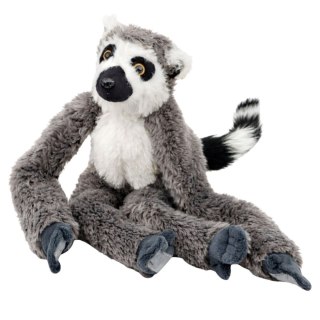 LEAN Toys Pluszowy Lemur Maskotka Przytulanka Łapki Z Rzepami Do Zawieszenia 50 cm