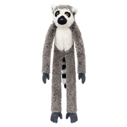 LEAN Toys Pluszowy Lemur Maskotka Przytulanka Łapki Z Rzepami Do Zawieszenia 50 cm