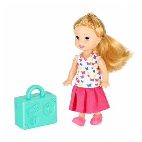 LEAN Toys Samolot Pasażerski Dla Lalek Rozkładany 2w1 Lalka Akcesoria Różowy