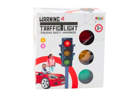 LEAN Toys Sygnalizator Świetlny Do Zabawy Edukacyjnej Światło Dźwięk