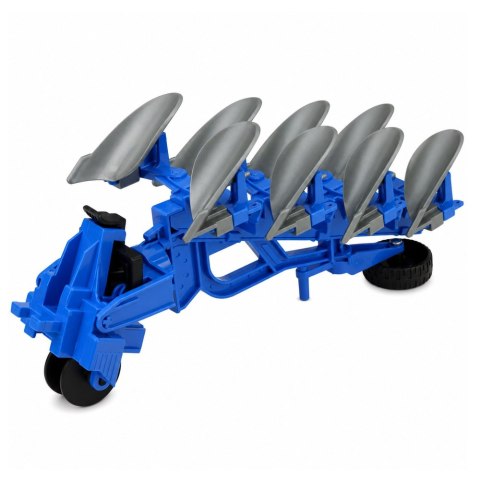 LEAN Toys Traktor Rolniczy Farmerski Z Pługiem Wieloskibowym Gumowe Koła Zielony 1:24