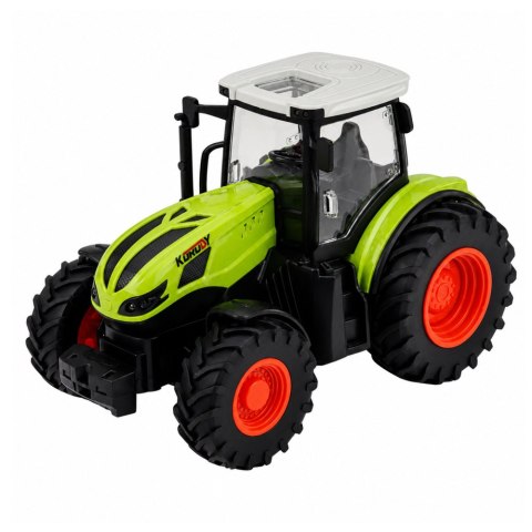 LEAN Toys Traktor Rolniczy Z Przyczepą Wywrotką Zdalnie Sterowany RC Zielony 1:24