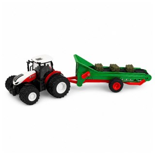 LEAN Toys Traktor Rolniczy Z Taśmociągiem Zdalnie Sterowany RC Bale Światła 1:24