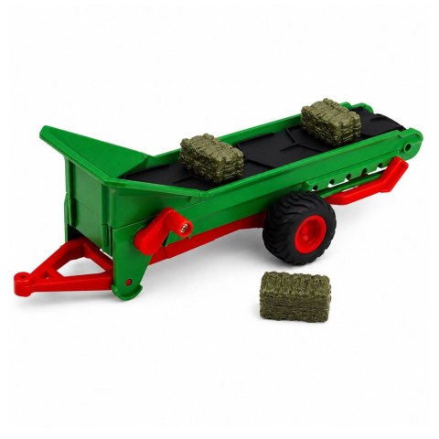 LEAN Toys Traktor Rolniczy Z Taśmociągiem Zdalnie Sterowany RC Bale Światła 1:24