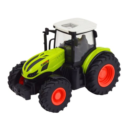 LEAN Toys Traktor Rolniczy Zdalnie Sterowany RC z Przyczepą Bale Siana Światła 1:24
