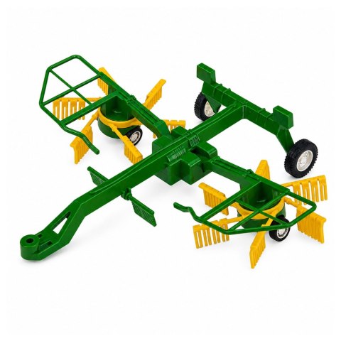 LEAN Toys Traktor Rolniczy ze Zgrabiarką Rolnikiem Zdalnie Sterowany RC Światła 1:24