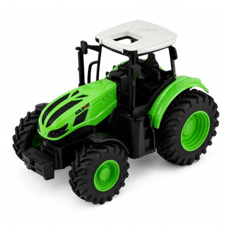 LEAN Toys Traktor Rolniczy ze Zgrabiarką Zdalnie Sterowany RC Światła 1:24