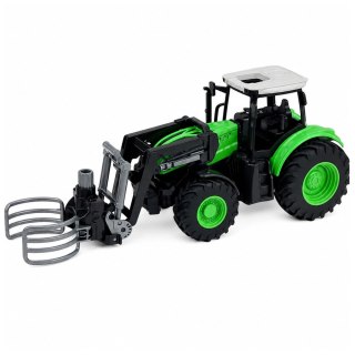 LEAN Toys Traktor z Chwytakiem Do Bali Zdalnie Sterowany RC Światła Zielony 1:24