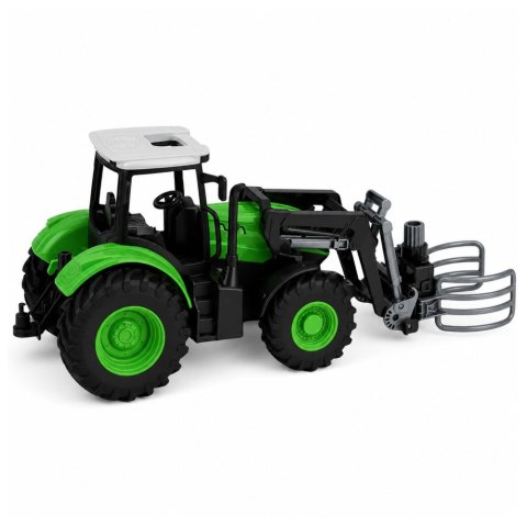 LEAN Toys Traktor z Chwytakiem Do Bali Zdalnie Sterowany RC Światła Zielony 1:24