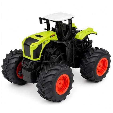 LEAN Toys Wysoki Traktor Rolniczy Z Przyczepą Wywrotką Zdalnie Sterowany RC 1:16