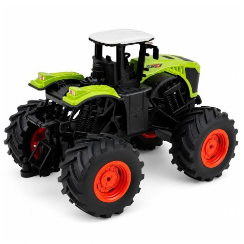 LEAN Toys Wysoki Traktor Rolniczy Zdalnie Sterowany RC Zielony Światła Dźwięki 1:16