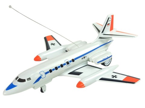 LEAN Toys Zdalnie Sterowany Samolot Pasażerski Światła 40 Mhz Pilot