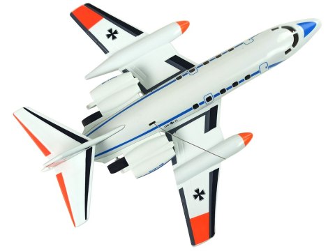 LEAN Toys Zdalnie Sterowany Samolot Pasażerski Światła 40 Mhz Pilot