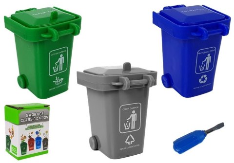 LEAN Toys Zestaw DIY Śmieciarka Sorter Segregowanie Odpadów Gra Śrubokręt Dźwięk Efekty Świetlne